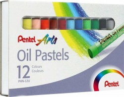Пастель 12 цв. масляная PHN-12U Pentel