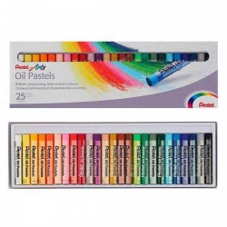 Пастель 25 цв. масляная PHN-25U Pentel