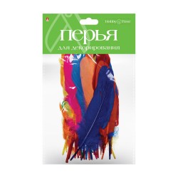Перья для декорирования 2-405/02 микс /Альт/