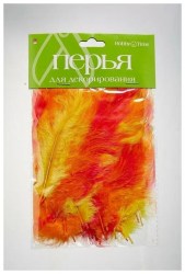 Перья для декорирования 2-407/01 микс /Альт/