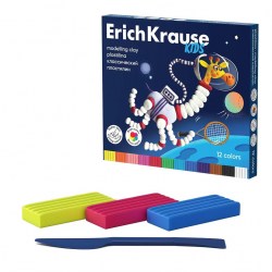 Пластилин 12цв. ЕК61332 Space Animals