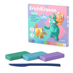 Пластилин 12цв. ЕК61352 Pastel 