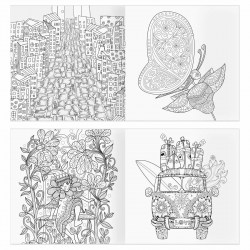 Раскраска антистресс Удивительный мир 63514 Три совы