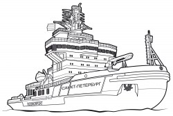 Раскраска Корабли России