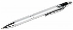 Ручка шариковая 141438 серебр. корпус Brauberg