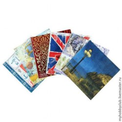 Салфетка д/декупажа 21*29,7см 1шт ассорти /SIMA-LAND/