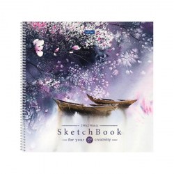 Скетчбук А3 Цветение сакуры 32л. 160гр Хатбер