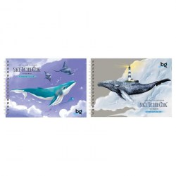 Скетчбук А5 120гр Киты 58069 на пружине BG