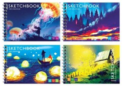 Скетчбук А6 Bright world 35499 ArtSpace