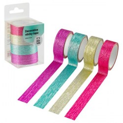 Скотч 1,5*3 м декоративный Glitter 55913 Meshu 