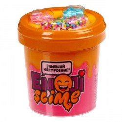 Слайм S130-77 розовый Emoji slime