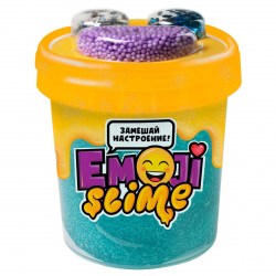 Слайм S130-78 голубой Emoji slime