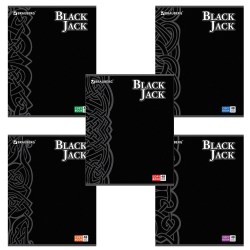 Тетрадь 48л Black Jack клетка 401824 Brauberg