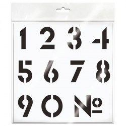 Трафарет цифр  20*20 см 45561 ArtSpace